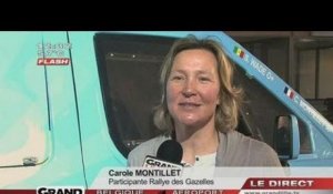 Carole Montillet au Rallye des Gazelles