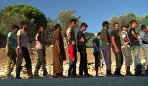 Grèce: tensions dans un camp de migrants à Lesbos