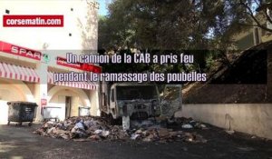 Bastia: un camion de la Cab en flammes mercredi soir