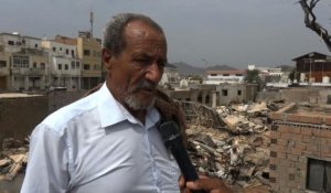 A Aden, les habitants constatent les dégâts de la guerre