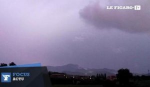 Un orage impressionnant au Pays basque