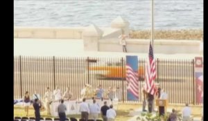 La visite historique de John Kerry à Cuba à travers nos télés, en 42 secondes