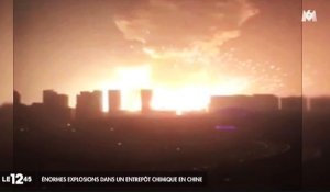 Le zapping du 14/08 : L'impressionnante explosion d'un entrepôt en Chine