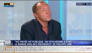 19h Ruth Elkrief : Phlippe Labi parle de Julie Gayet, vendredi 28 août