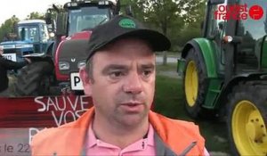 80 tracteurs bretons partent de Rennes pour manifester à Paris