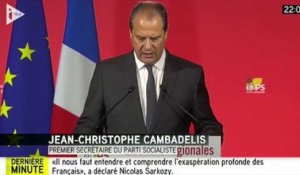 Cambadélis appelle au "barrage républicain" dans les régions "à risque Front National"