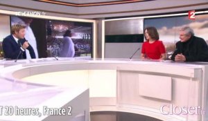 JT France 2 20H - Elsa Zylberstein rend hommage à Jean Dujardin