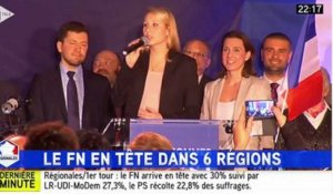 Marion Maréchal-Le Pen: "Nos scores ont de quoi réjouir, mais il nous reste tout à faire"