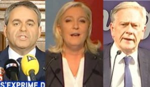 Régionales 2015: les réactions des 3 principaux candidats en Nord-Pas-de-Calais-Picardie