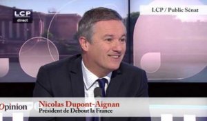 Nicolas Dupont-Aignan : « La primaire, c'est une escroquerie »