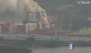 Un nuage de gaz toxiques plane sur un port du Brésil