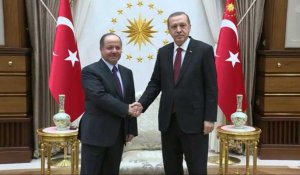 Turquie: visite du leader kurde irakien Massoud Barzani