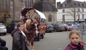 Balade à poney et en voiture attelée place Anne de Bretagne