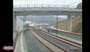 Accident de train en Espagne: la vidéo du crash