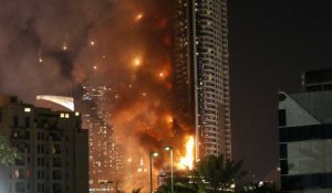 Dubaï : un gigantesque incendie embrase un gratte-ciel