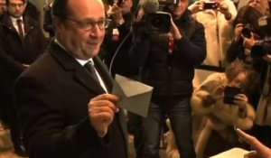 Régionales: vote de François Hollande à Tulle