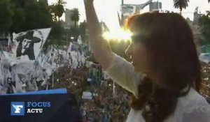 Argentine : les adieux de Cristina Kirchner devant des milliers de personnes