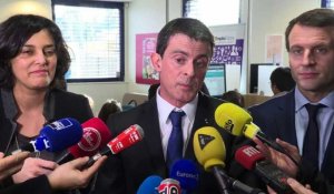 Manuel Valls défend le projet de loi sur le travail à Mulhouse