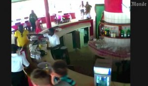 Des images de vidéosurveillance montrent la panique en Côte d'Ivoire lors de l'attaque terroriste