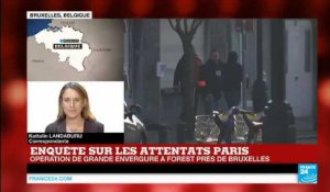 Enquête sur les attaques de Paris : les policiers visés par des tirs au cours d'une perquisition à Bruxelles