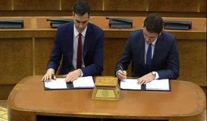 Alliance entre socialistes et centristes en Espagne