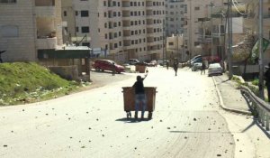 Violents heurts entre jeunes Palestiniens et soldats israéliens