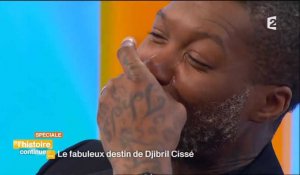 Djibril Cissé en larmes dans Toute une histoire après un message vidéo de sa mère