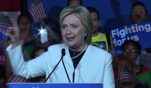 Etats-Unis: Hillary Clinton en tête du Super Tuesday