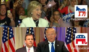 Élection américaine : Hillary Clinton demande plus d'amour et Donald Trump se veut en rassembleur