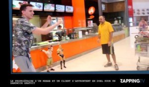 Le propriétaire d'un kebab et un client s'affrontent en duel pour un sandwich gratuit (vidéo)