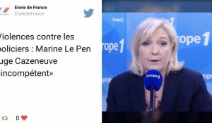 Marine Le Pen tacle Bernard Cazeneuve