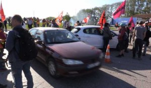 Miramas: plateforme logistique perturbée par des manifestants