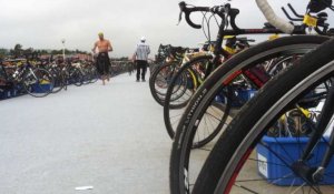 Triathlon de Deauville : de la nage au vélo 