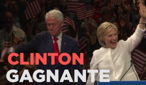 Hillary Clinton revendique une victoire "historique" aux primaires