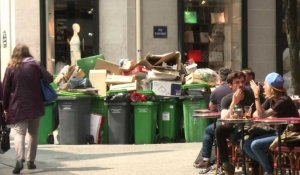 Les ordures s'entassent à Paris