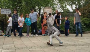 L'ASPTT hip-hop en démo de danse 