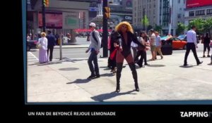 Beyoncé : Un fan travesti rejoue le film "Lemonade" en pleine rue (Vidéo)