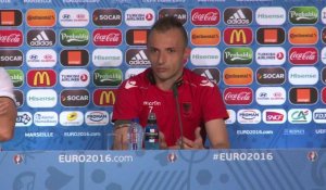 Euro2016 - Albanie: conférence de presse de Ansi Agolli