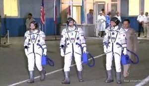 Décollage vers l'ISS à bord d'un nouveau Soyouz