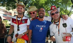France-Allemagne, avec les supporters à Marseille