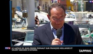 Jean-Pierre Pernaut confond François Hollande et Valéry Giscard d'Estaing dans le 13h de TF1 (Vidéo)