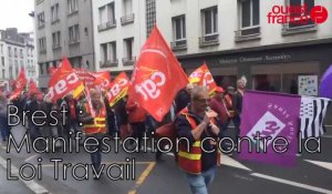 Brest : manifestation contre la loi Travail (3)
