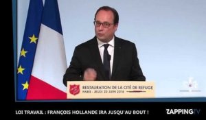 Loi Travail : François Hollande ne lâche rien (vidéo)