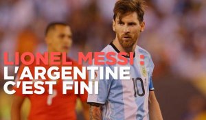 A 29 ans, Lionel Messi met fin à sa carrière internationale