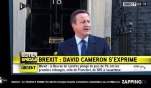 Brexit : Le premier Ministre britannique David Cameron annonce sa démission (Vidéo)