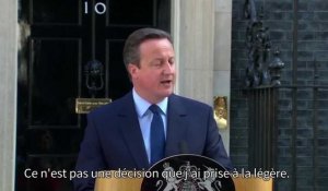 David Cameron annonce sa démission