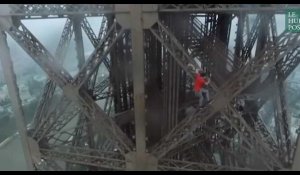 Mieux que Daredevils, trois Russes escaladent la Tour Eiffel sans protection