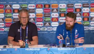Euro2016 - Islande, conférence de presse: Lars Lagerbäck