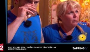 Fort Boyard 2016 : Valérie Damidot dégoûtée par l'épreuve culinaire (Vidéo)