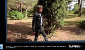 Renaud : Son coup de gueule pour 30 millions d'amis coupé au montage par France 3 (vidéo)